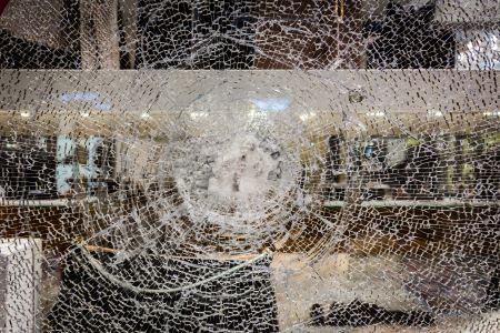 Injuries Caused by Flying Glass After Storefront Crashes in Owings Mills